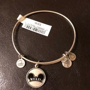 NWT Alex and Ani silver tone Disney Mickey ear hat